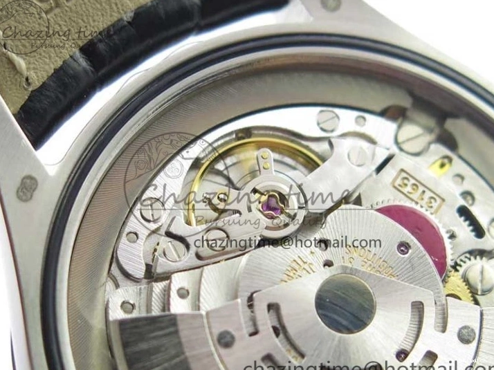 Edition SS on SA3165 Black Leather Strap Black Sticks Date Dial BP Maker Best Markers Real 50519 Cellini 1117